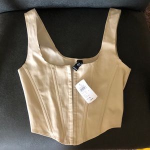 Windsor cream corset top. Never worn